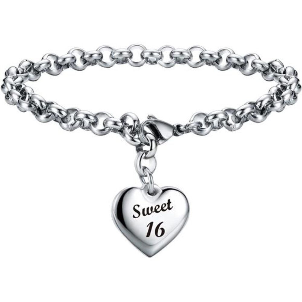 Happy Birthday Gifts Bracelet Heart Charm Birthday Bracelets Gift